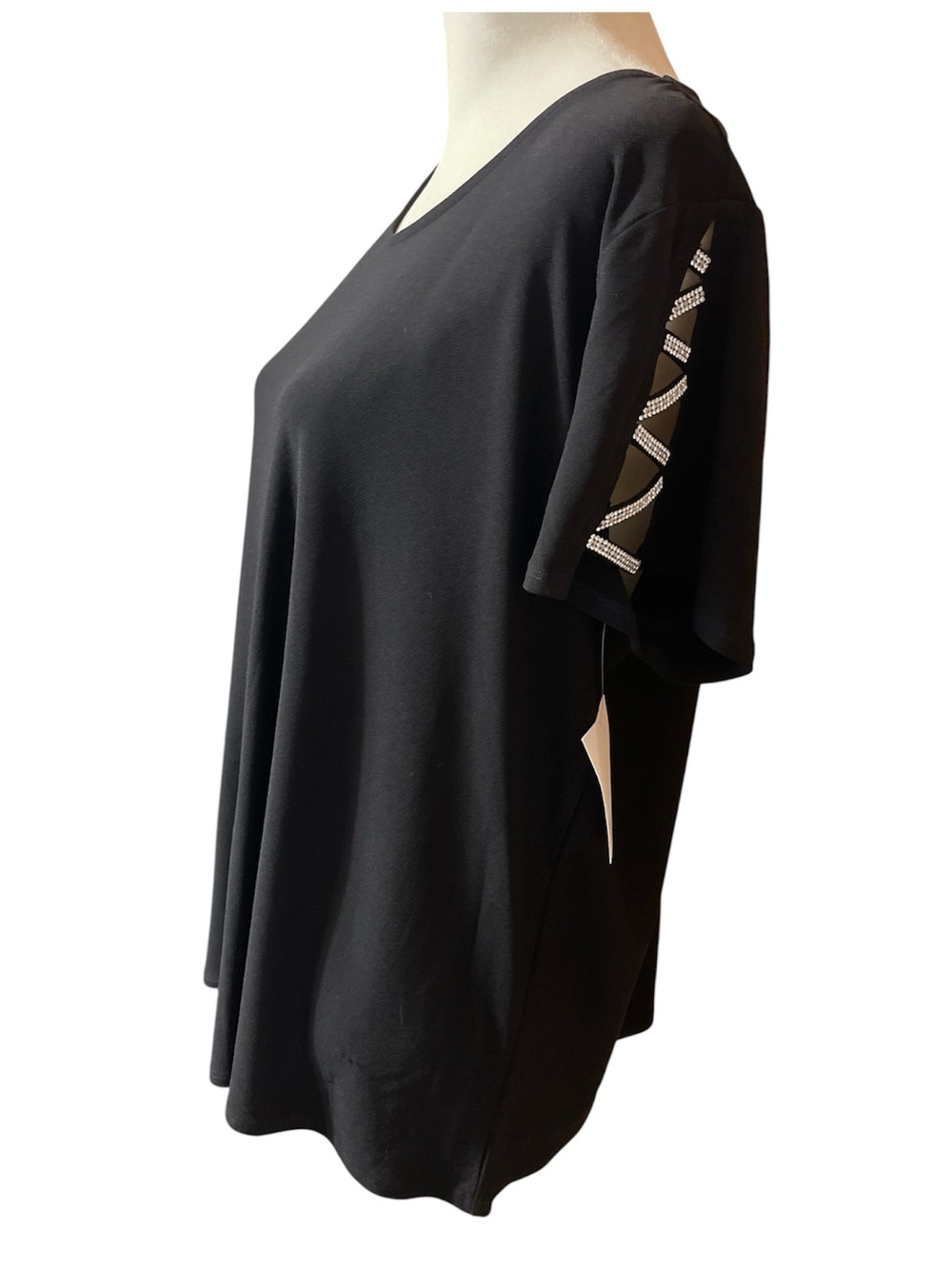 89th & Madison Rhinestone Detailed Top